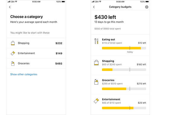 Money Plan in the CommBank app gives you access to handy tools to help you better manage your money, so you can stay in control of your spending and saving – all from the convenience of an app.