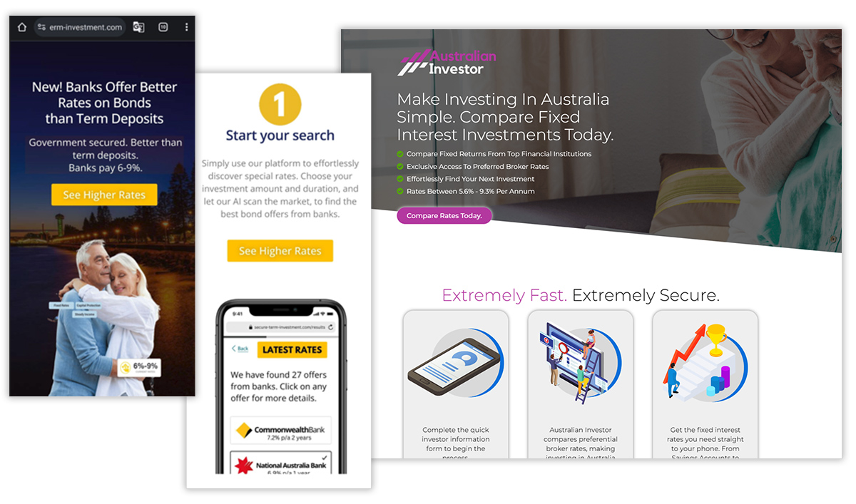Australian investor scam example