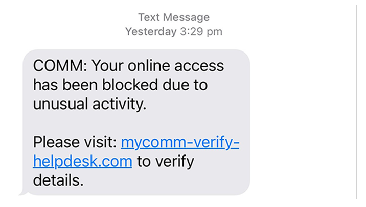 example of impersonation scam